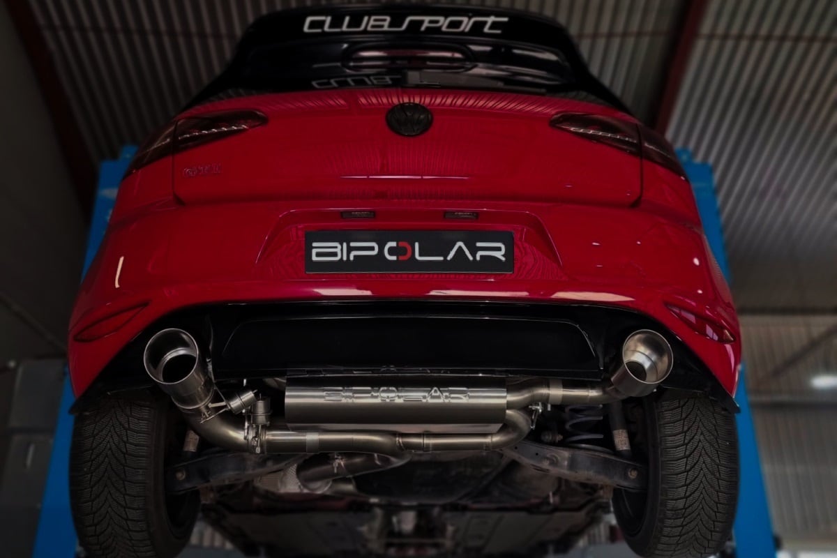VW Golf 7 GTI Clubsport CJXE Klappenauspuff Grail / Bipolar Exhaust