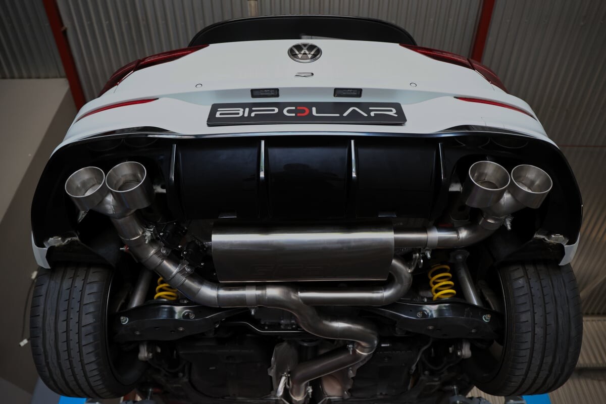 VW Golf 8 R DNFG Klappenauspuff Grail / Bipolar Exhaust