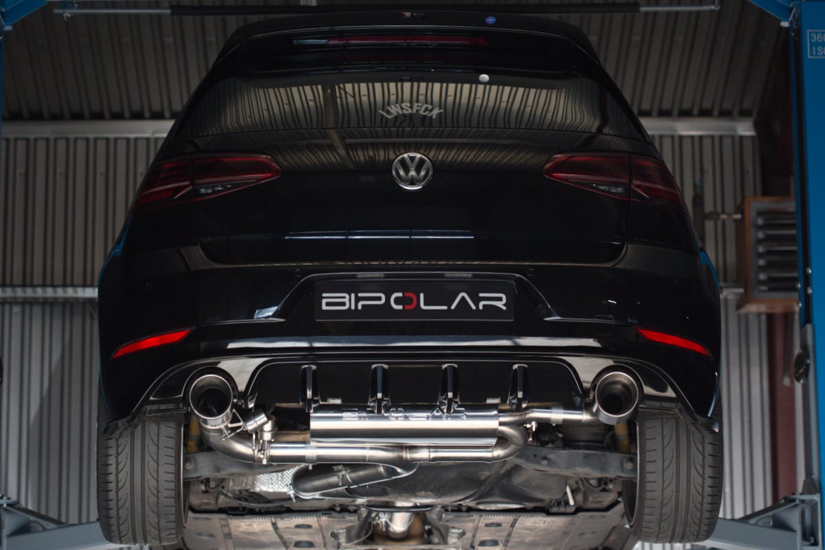 VW Golf 7 GTI FL Perf. DLBA Klappenauspuff Grail / Bipolar Exhaust